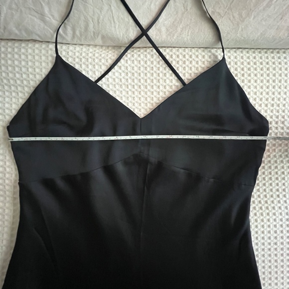 Abercrombie & Fitch Satin Black Dress - Picture 3 of 7